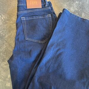 Frye women’s wide leg rough hem